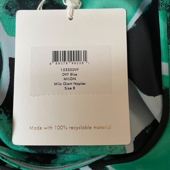 Bliss Gathered Printed Silk Crepe De Chine Midi Dress from DIANE VON FURSTENBERG - Picture 9 of 10